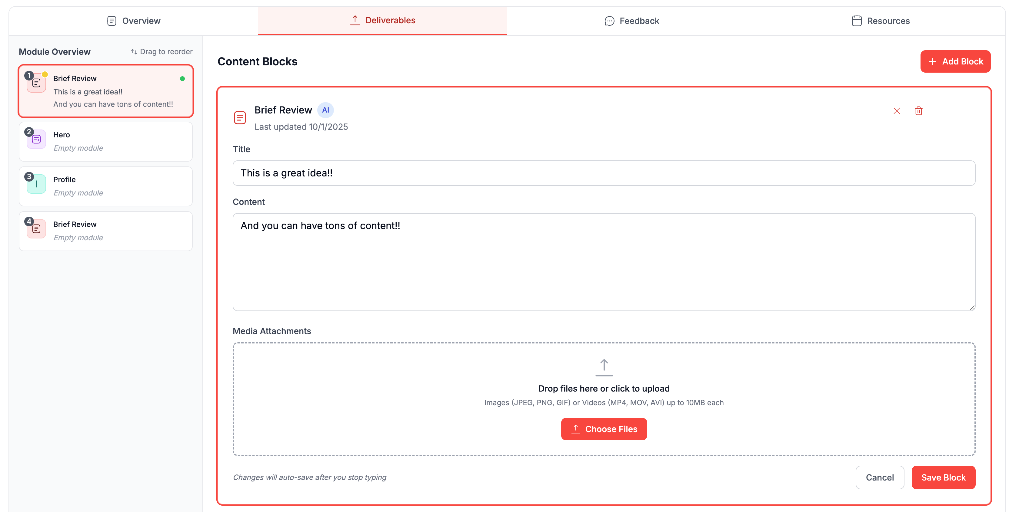 Deliverable Presentation